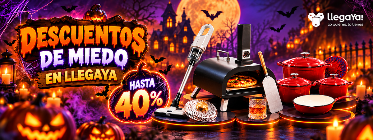 Descuentos de miedo en LlegaYa. Hasta 40%.