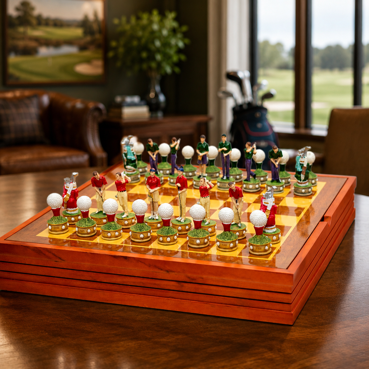 Juego de Ajedrez Golfistas de Colección