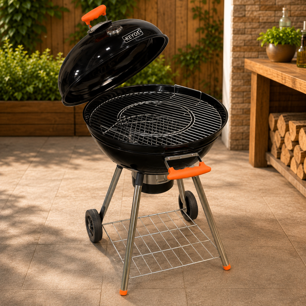 Parrilla Kettle Esmaltada