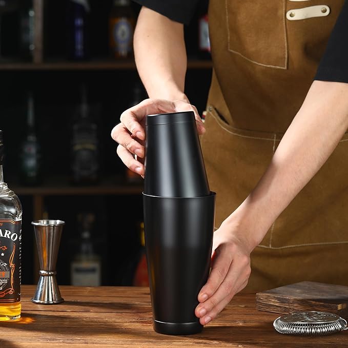 Shaker Boston Negro 750 ML Acero inoxidable