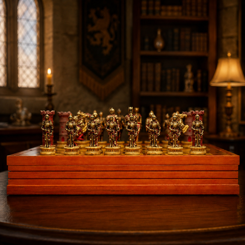 Juego de Ajedrez Medieval de Colección