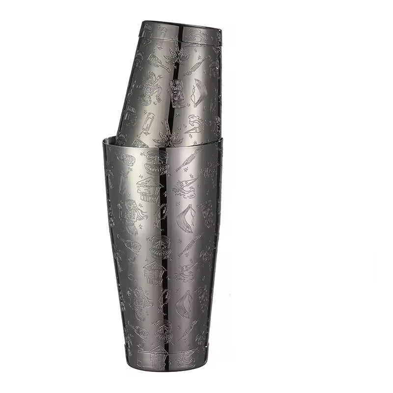 Shaker Hawaii Tiki 400 ML Acero Inoxidable