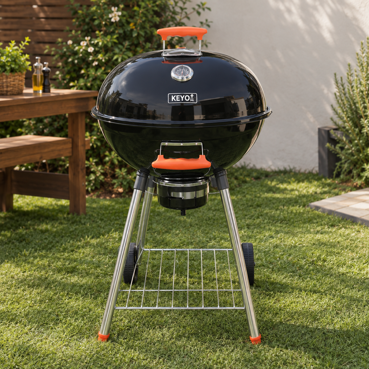 Parrilla Kettle Esmaltada
