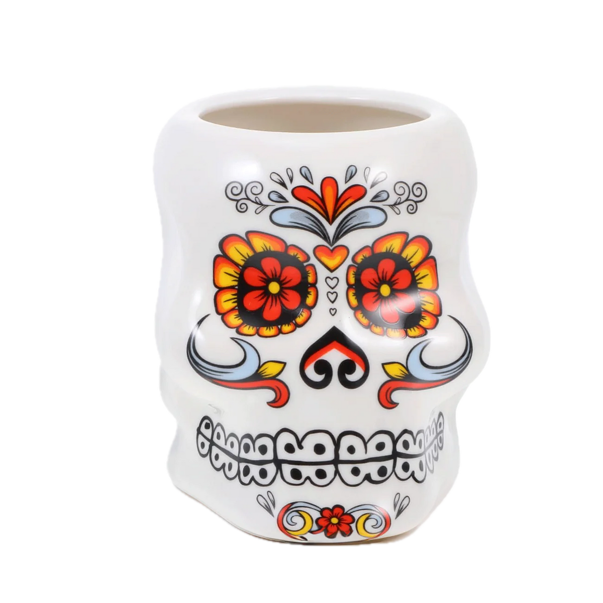 Vaso Tiki Calavera Día de los Muertos