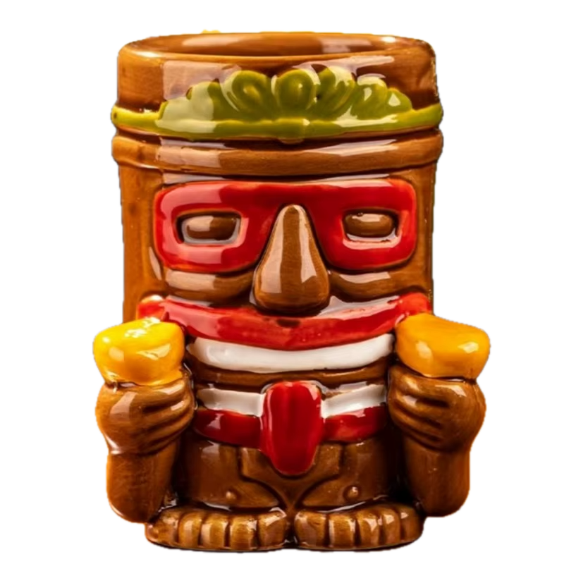 Vaso Tiki Mug Guerrero Frutal